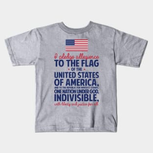 The Pledge of Allegiance Kids T-Shirt